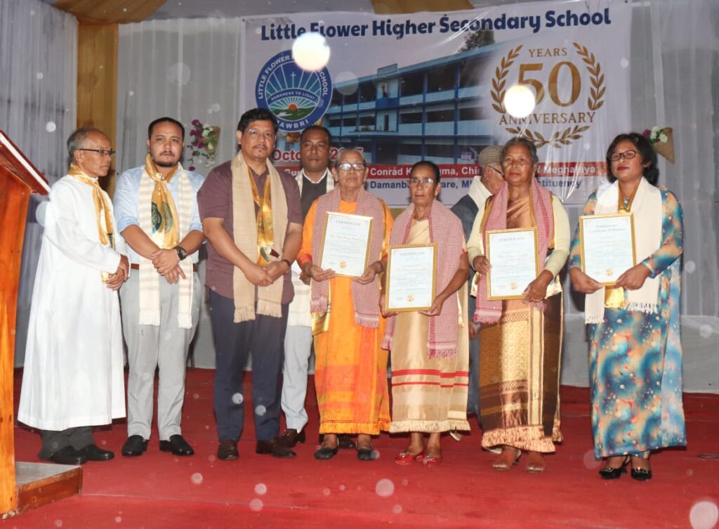 Little Flower Higher Secondary School, Mawbri Marks Golden Jubilee