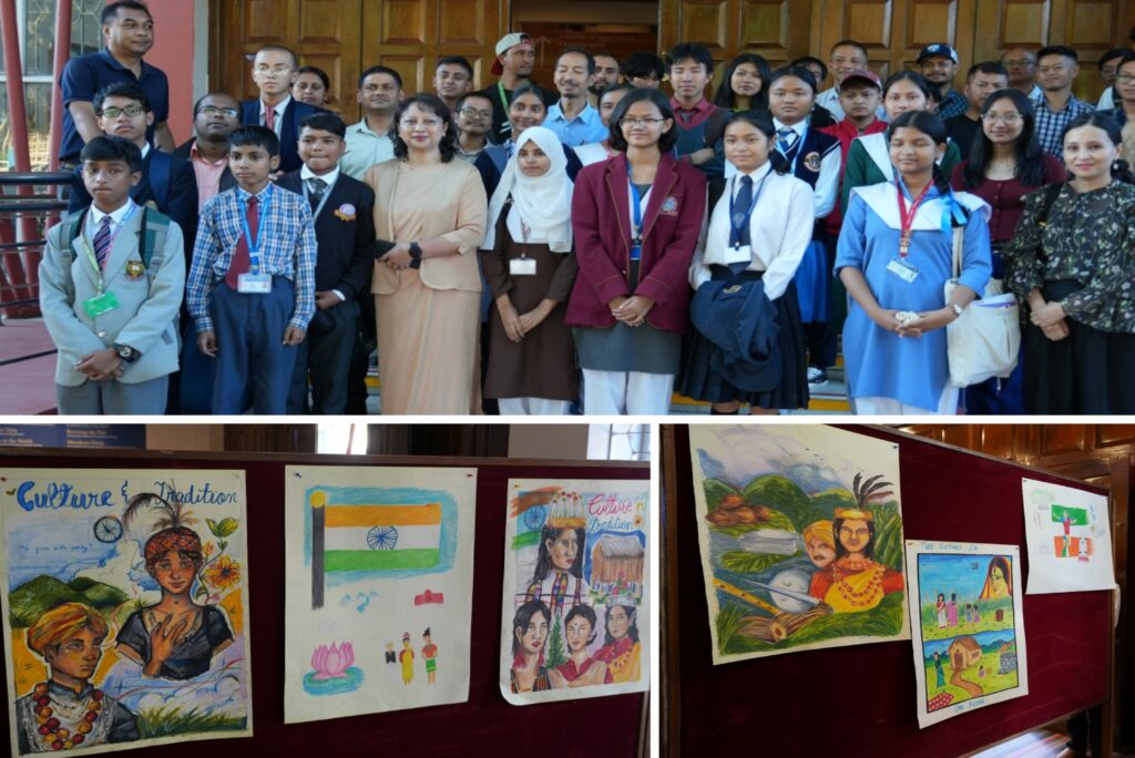 One-Day Painting Competition Celebrates “Seva Parv – Vision of Viksit Bharat Ke Rang Kala Ke Sang” in Shillong