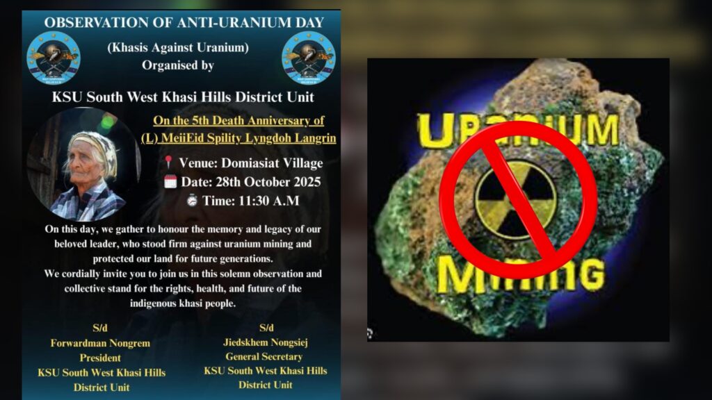 Pynbna ka KSU ban rakhe ïa ka sngi pyrshah Uranium ha ka lyngkhuh sngi ïap i meiieid Spility