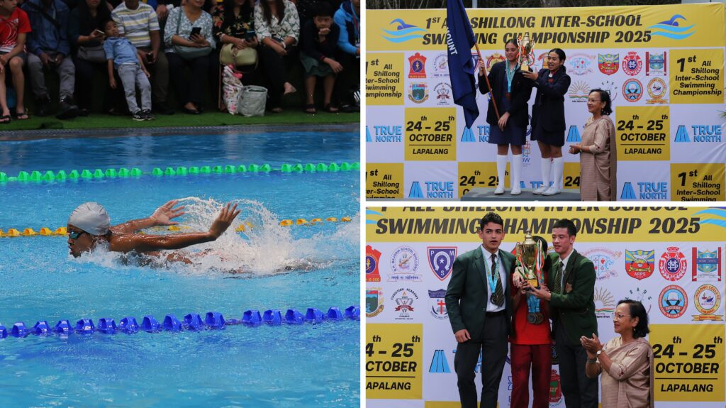 Pine Mount & St. Edmund’s HSS make a splash to win 1st Inter School Swimming Championship