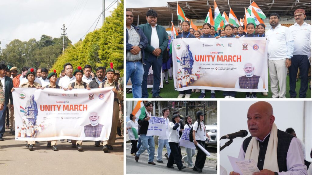 Meghalaya Celebrates ‘Sardar @ 150’ with Unity March in Shillong