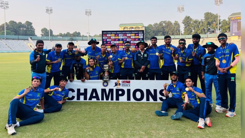 State A Trophy 2025-26: Meghalaya save best for last to win Plate Group final