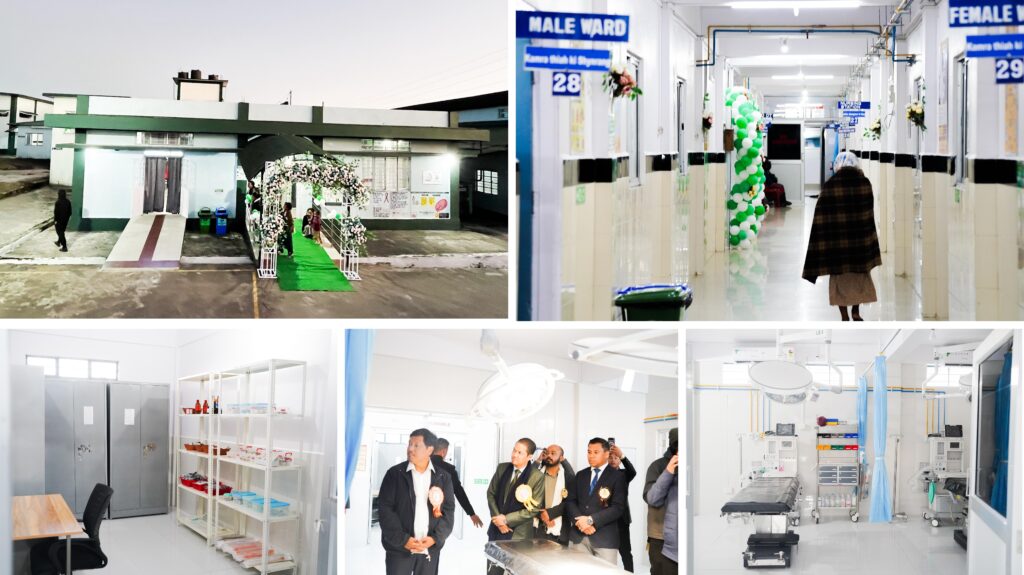 Chief Minister Inaugurates Operation Theatre Complex at Sohra CHC; Lays Foundation for Sohra Market Phase-II