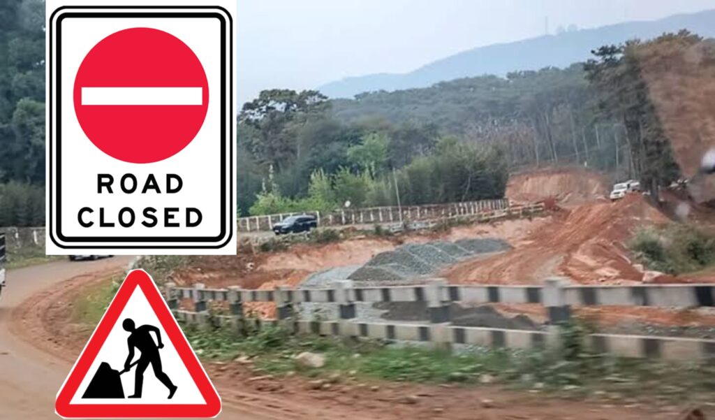 Road Closure Alert: 5th Mile to Air Force Station Gate, Shillong Peak, Closed 10 PM–6 AMTRAFFIC ADVISORY