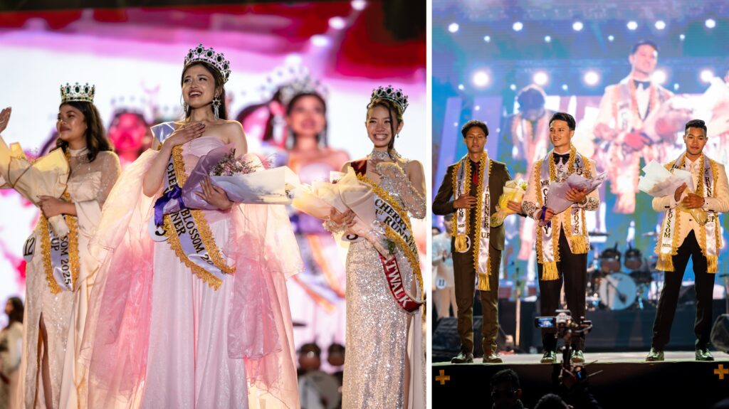 Lapynshai Marak and Rohan Pradhan Crowned Miss and Mr Cherry Blossom 2025