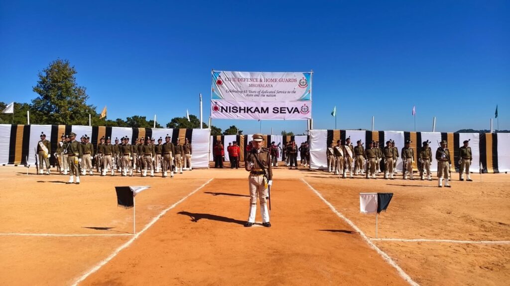 63RD RAISING DAY OF CIVIL DEFENCE & HOME GUARDS, CELEBRATED IN MEGHALAYA