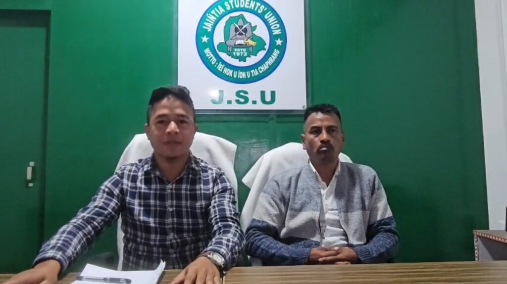 Maham ka JSU ïa ka North East Frontier Railway ban leh sorbe lynti Rel ha Jowai