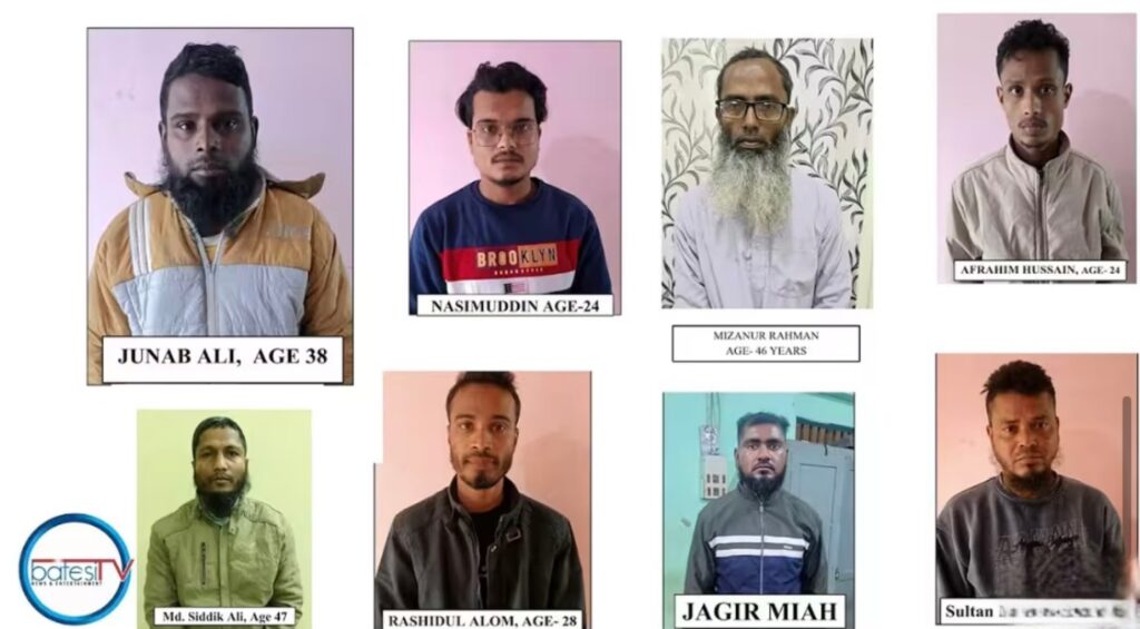 Treikam buhrieh ki lehnoh Jihadi ha Assam, Tripura bad WB, kem ki Pulit 11 ngut