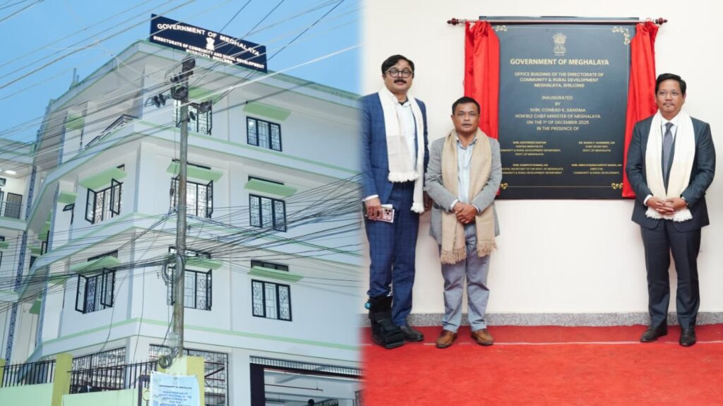 CM Inaugurates New Directorate Building for C&RD in Shillong