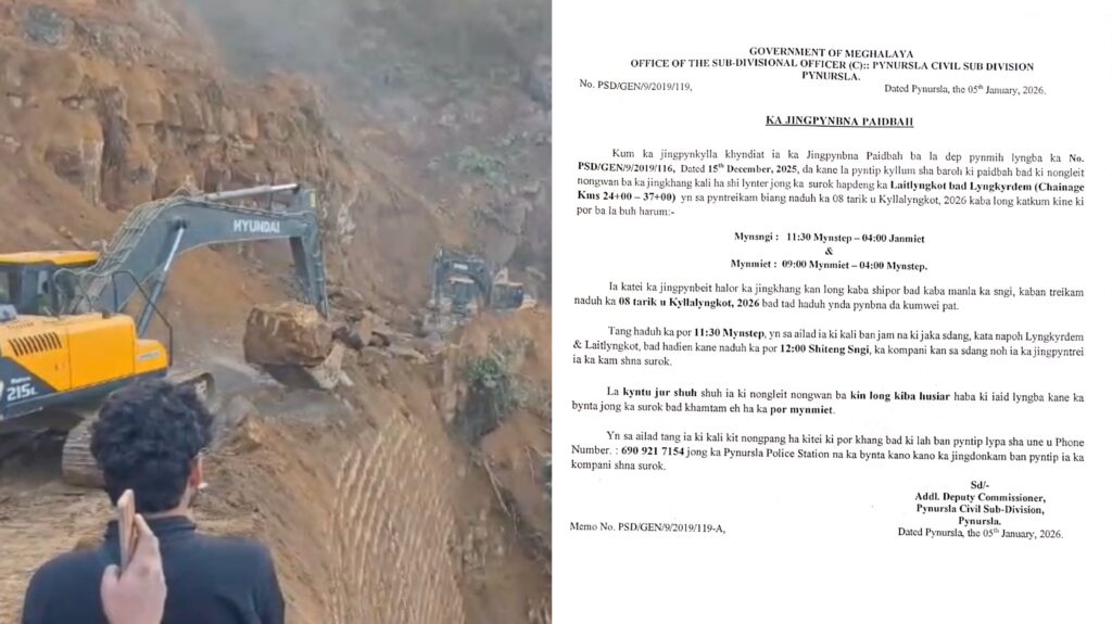 Yn Khang biang ïa ka Surok Laitlyngkot–Lyngkyrdem naduh 8 tarik Kyllalyngkot