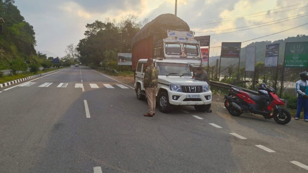 Syrtok ki nongñiah trok bym shah shuh ki Pulit Ribhoi ban ïeng kali harud surok NH-6