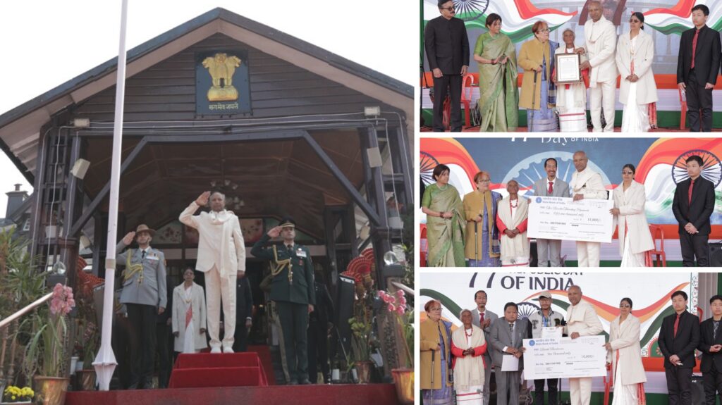 Lok Bhavan, Shillong Celebrates 77th Republic Day with Cultural Programme