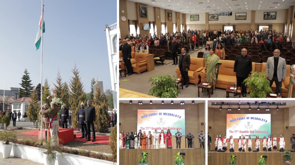 High Court of Meghalaya celebrated the 77th Republic Day