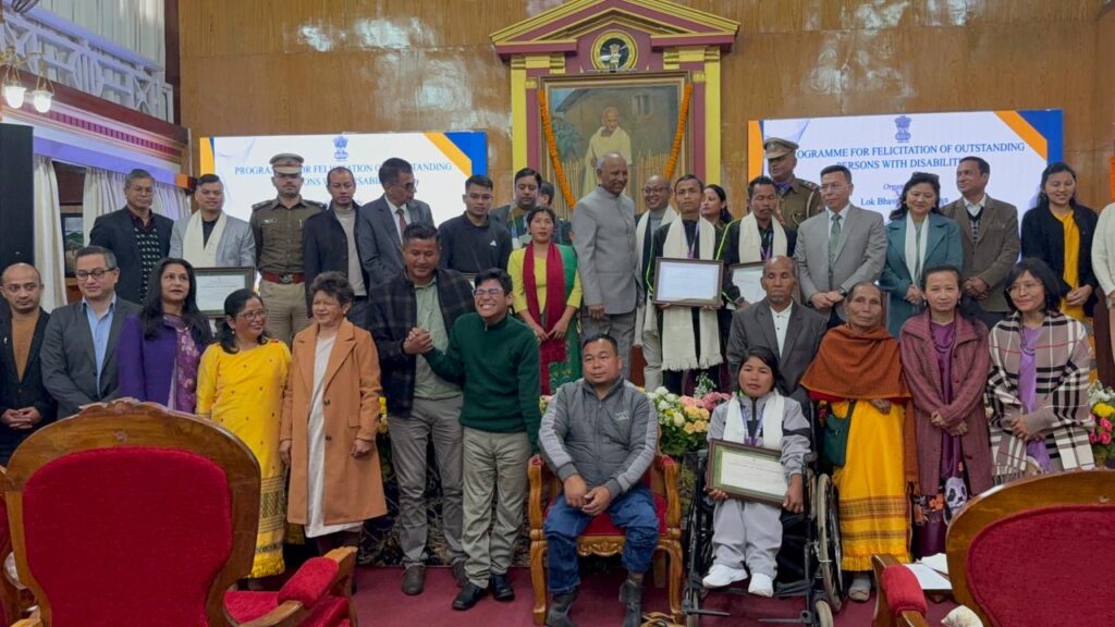 Governor Felicitates Outstanding Persons with Disabilities in Lok Bhavan