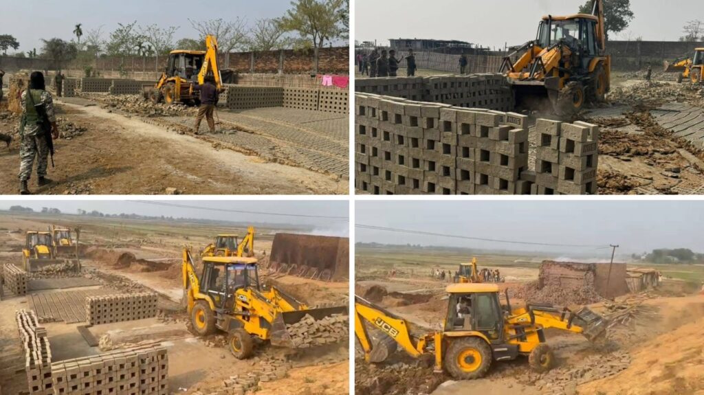 Illegal Brick Kilns Demolished in West Garo Hills; Materials Seized