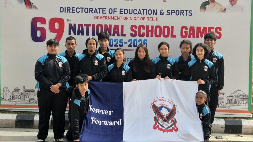 Meghalaya students participate in 69th National School Games in New Delhi