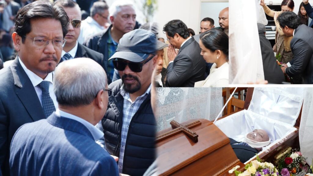 Shillong MP Dr Ricky AJ Syngkon’s remains escorted to Nongsder as tributes pour in