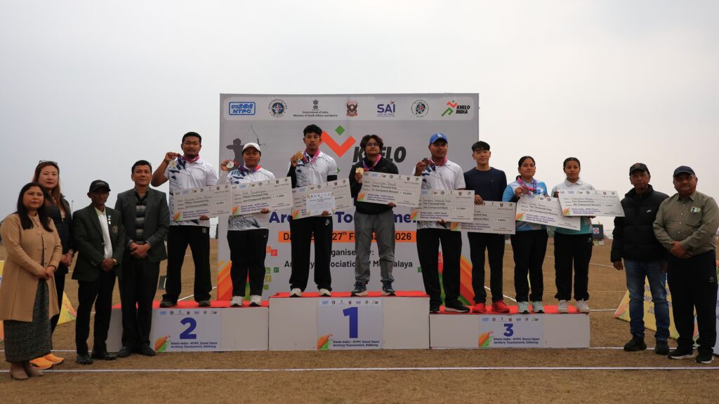 Nakibansharai misses out on bronze by whisker at NTPC Khelo India North East Zone Open Archery Tournament