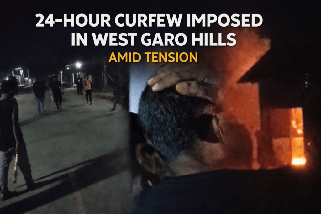 24-Hour Curfew Imposed in West Garo Hills Amid Tension Over GHADC Election