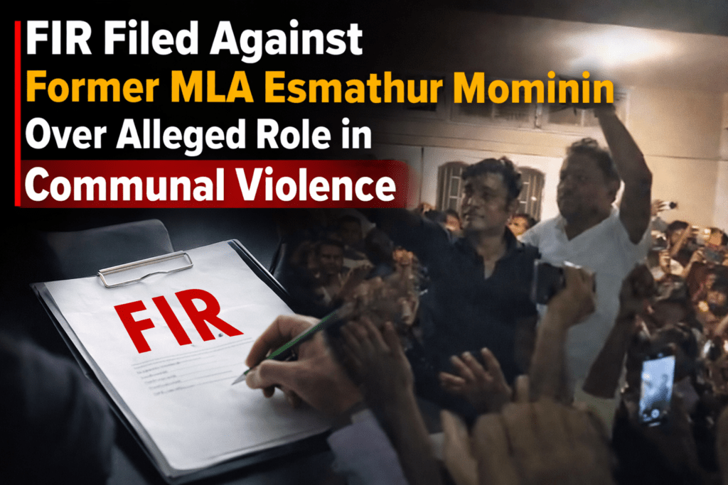 FIR Filed Against Former MLA Esmatur Mominin Over Alleged Role in Communal Violence