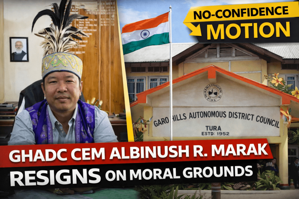 GHADC CEM Albinush R. Marak Resigns on Moral Grounds