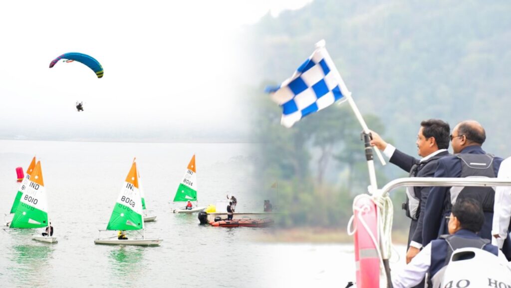 CM INAUGURATES 1ST INDIAN SAILING LEAGUE AT UMIAM