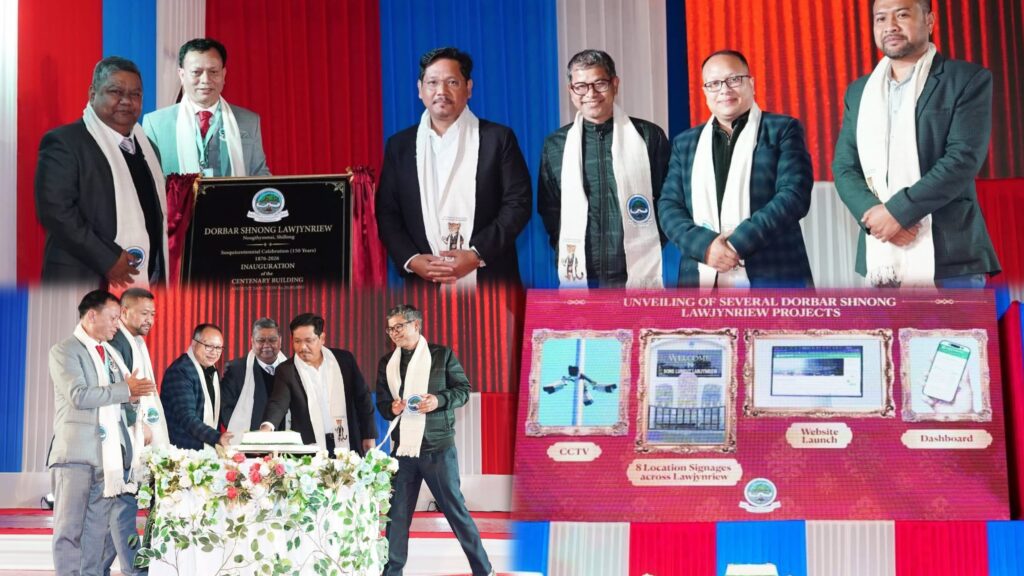 CM INAUGURATES 150 YEARS CELEBRATIONS OF LAWJYNRIEW DORBAR SHNONG