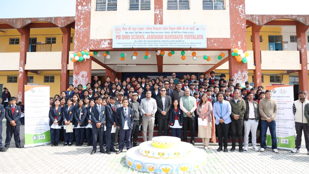 Electoral Literacy Club Launched at JNV Mawphlang to Promote Voter Awareness Among Youth