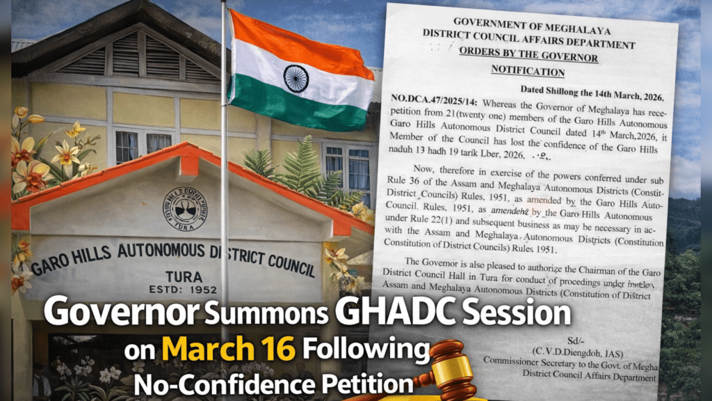 Governor Summons GHADC Session on March 16 Following No-Confidence Petition