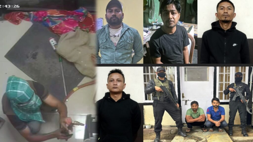 Six Arrested in ATM Robbery Cases; Haryana Kingpins Among Accused