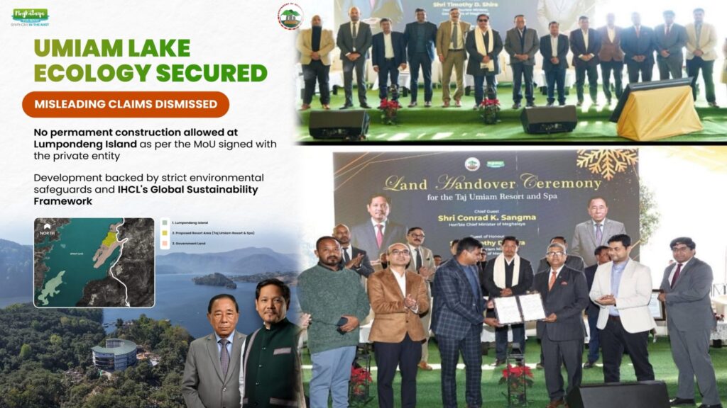 No Permanent Construction on Lumpongdeng Island, Clarifies Meghalaya Tourism Department