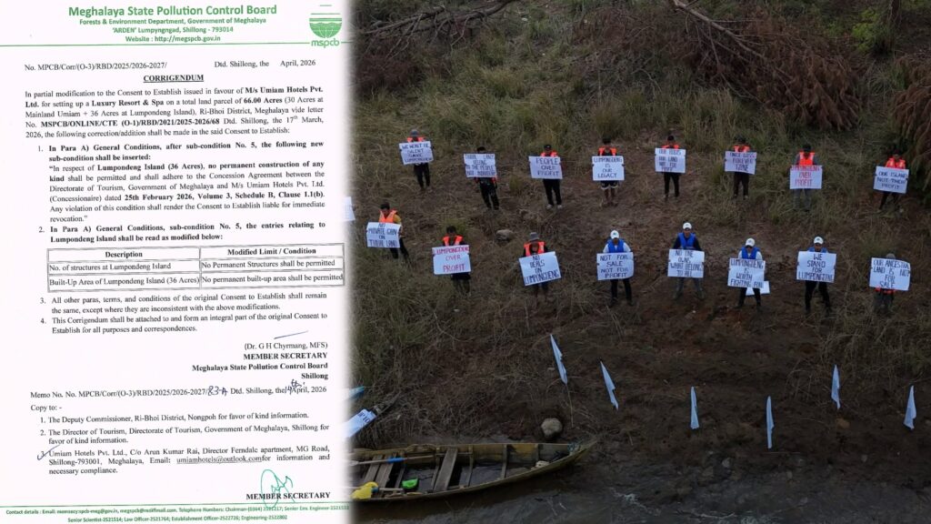 No Permanent Construction on Lumpongdeng, Govt Assures Amid GTF Protest