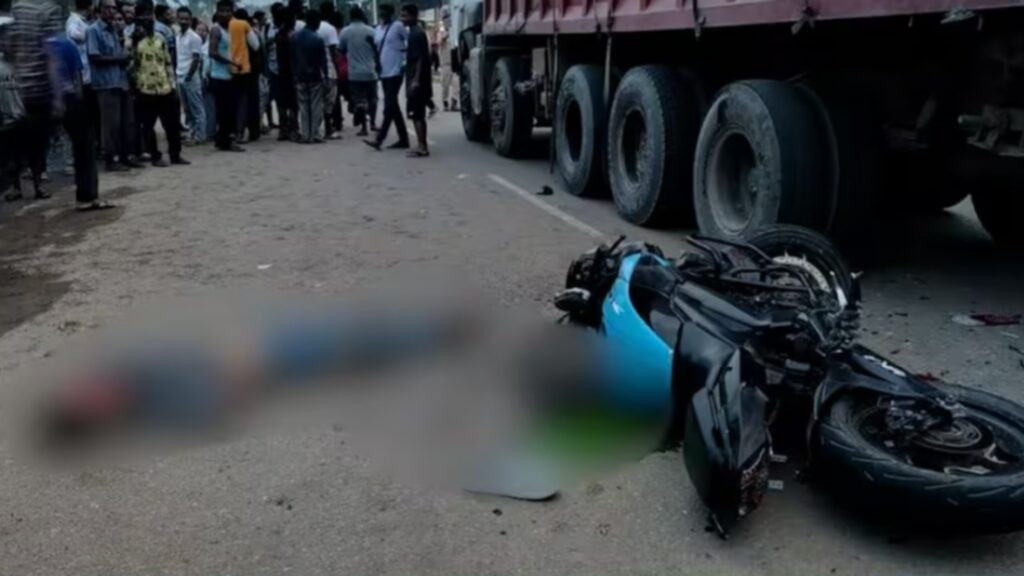 Two Youths Killed After Motorcycle Crashes into Truck on NH in Ri-Bhoi