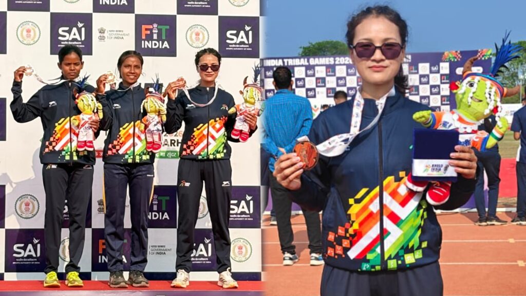 MEGHALAYA CIVIL DEFENCE OFFICER WINS BRONZE AT KHELO INDIA TRIBAL GAMES 2026