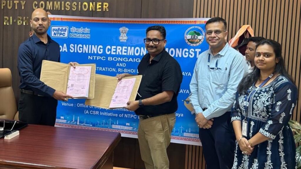NTPC Signs MoA with Ri-Bhoi District Administration to Set Up STEM Labs in 27 Govt Schools