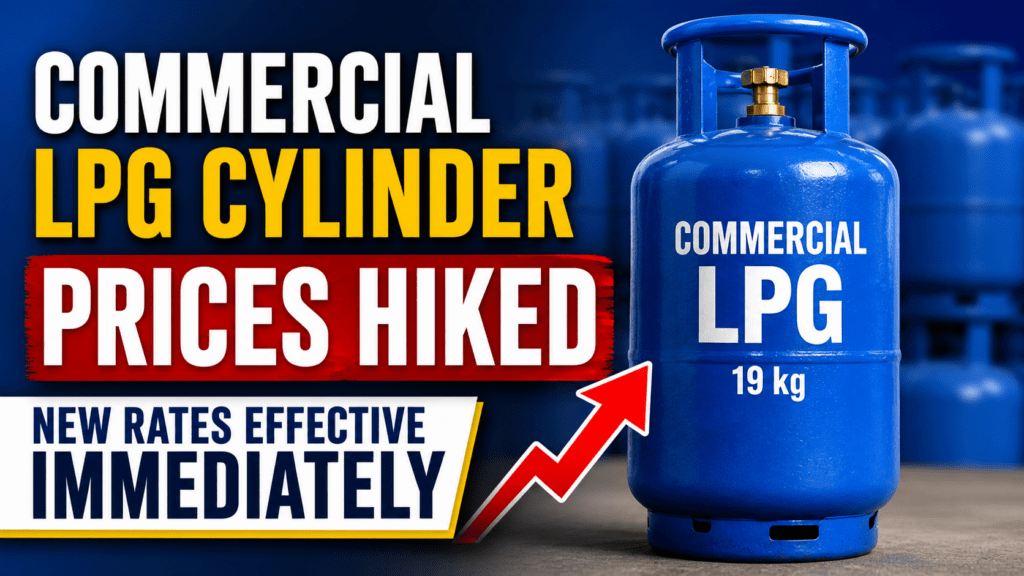 Commercial LPG Cylinder Prices Hiked; New Rates Effective Immediately