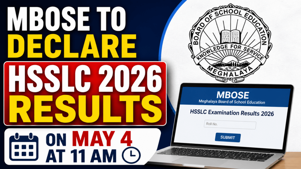 MBOSE to Declare HSSLC Arts Science Commerce vocational 2026 Results tommorrow at 11