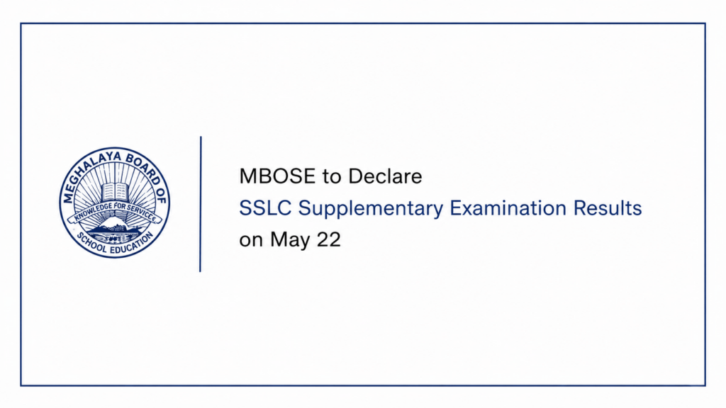MBOSE to Declare SSLC Supplementary Examination Results on May 22