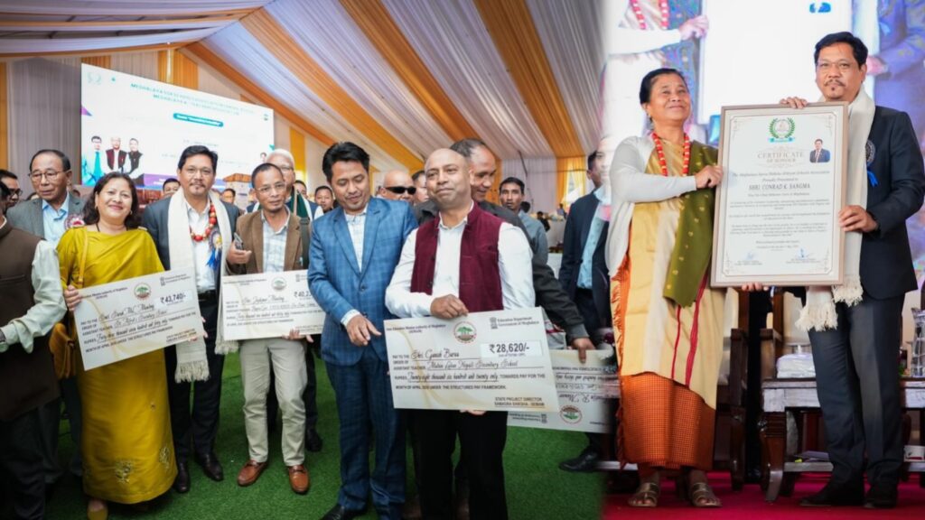 SSA, 4th Teachers Felicitate CM Conrad Sangma Over Structured Pay Framework
