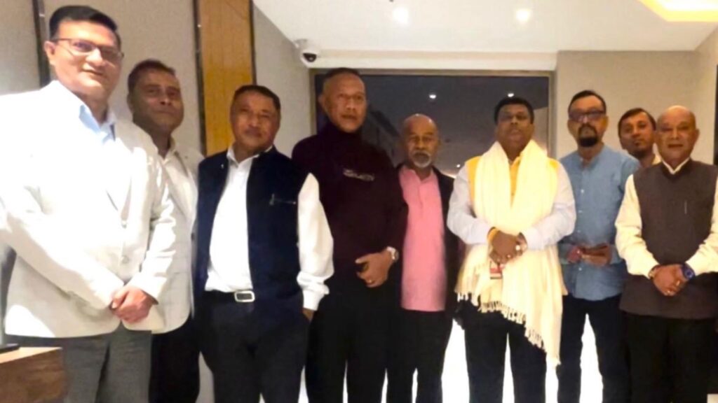 BJP Meghalaya Delegation Meets Union Education MoS Over NEHU Crisis