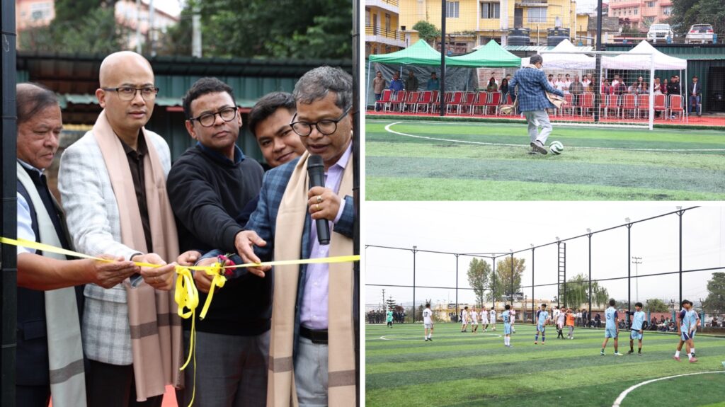 Education Minister Inaugurates SPS Tynrai Football Arena in Shillong