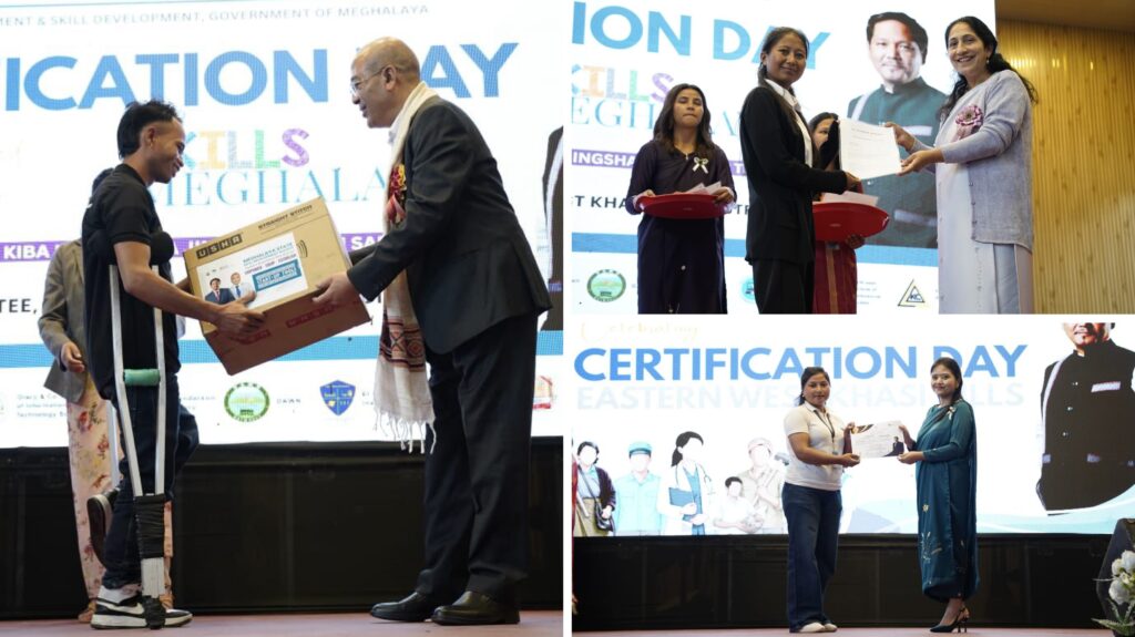 MSSDS Eastern West Khasi Hills District Holds Certification Day for Skill Trainees