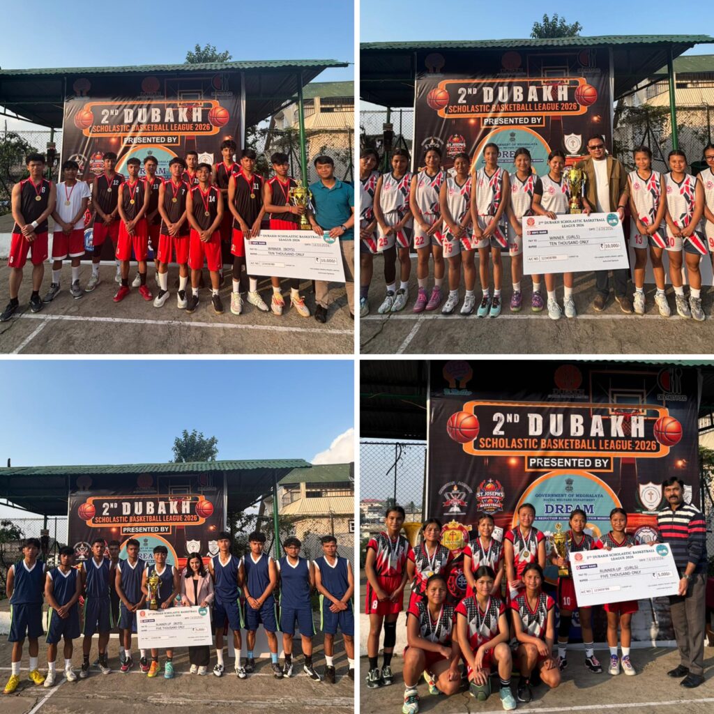 St. Mary’s, Shillong Commerce College Win 2nd DUBAKH Scholastic Basketball League 2026