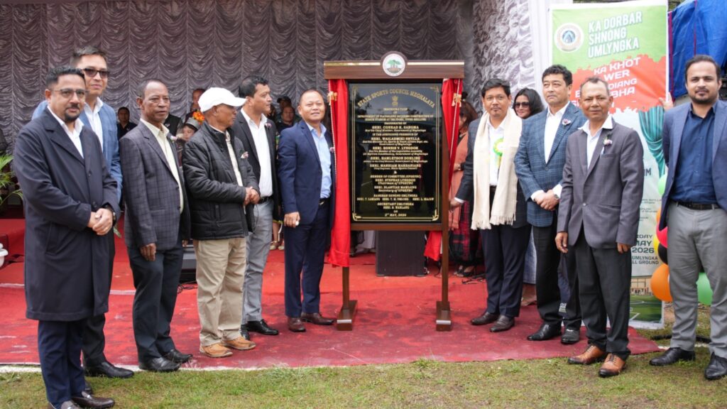 CM Inaugurates ₹3.57 Crore Umlyngka Indoor Stadium, Boosts Sports Infrastructure