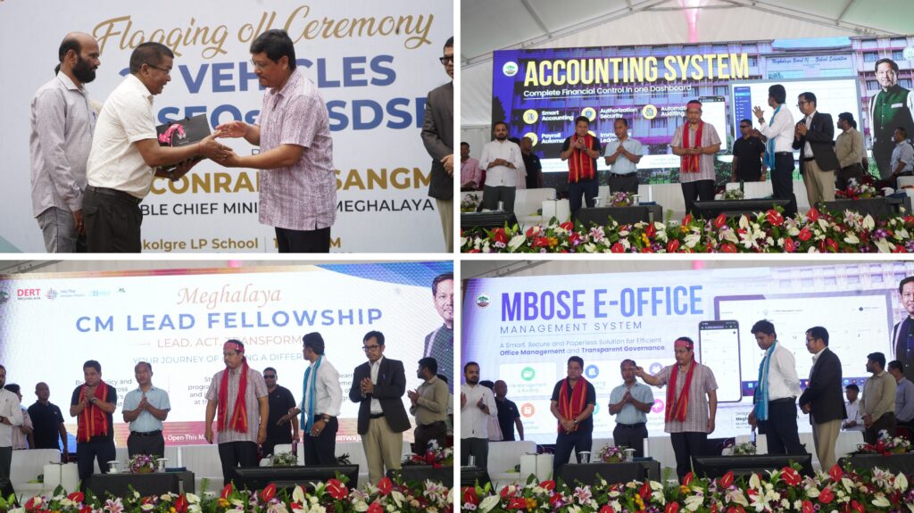 Meghalaya Launches MBOSE Digital Reforms, CM LEAD Fellowship and Flags Off 27 Education Department Vehicles