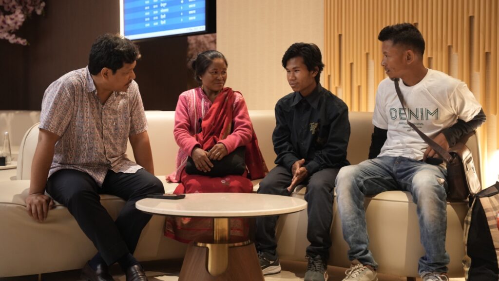 CM Receives Rescued Meghalaya Youth at Guwahati Airport After CM Connect Intervention