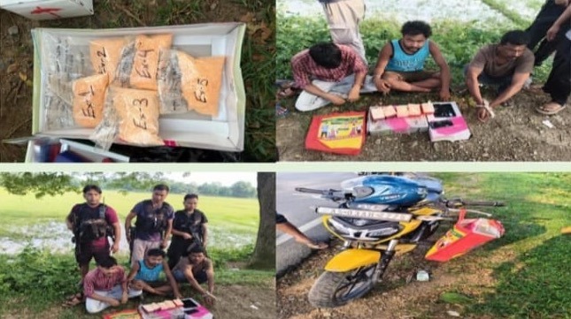 Three Drug Traffickers Arrested, 53 Grams of Suspected Heroin Seized in West Garo Hills