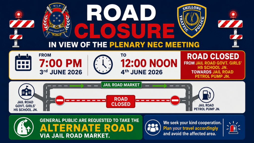 Traffic Advisory: Jail Road Stretch to Remain Closed for NEC Plenary Meeting