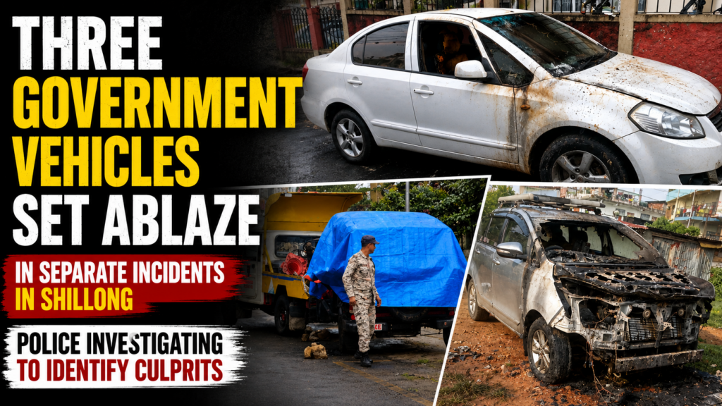 Three Government Vehicles Set Ablaze in Separate Incidents; Police Launch Investigation