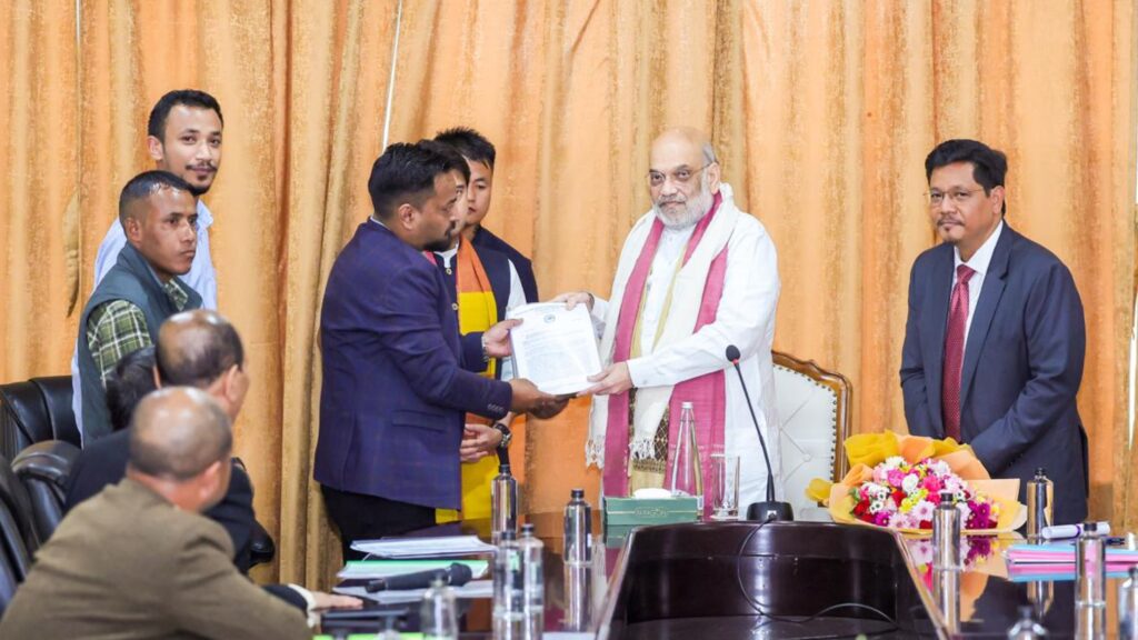 KSU Submits Memorandum to Amit Shah Seeking ILP, Border Dispute Resolution and Khasi Language Recognition
